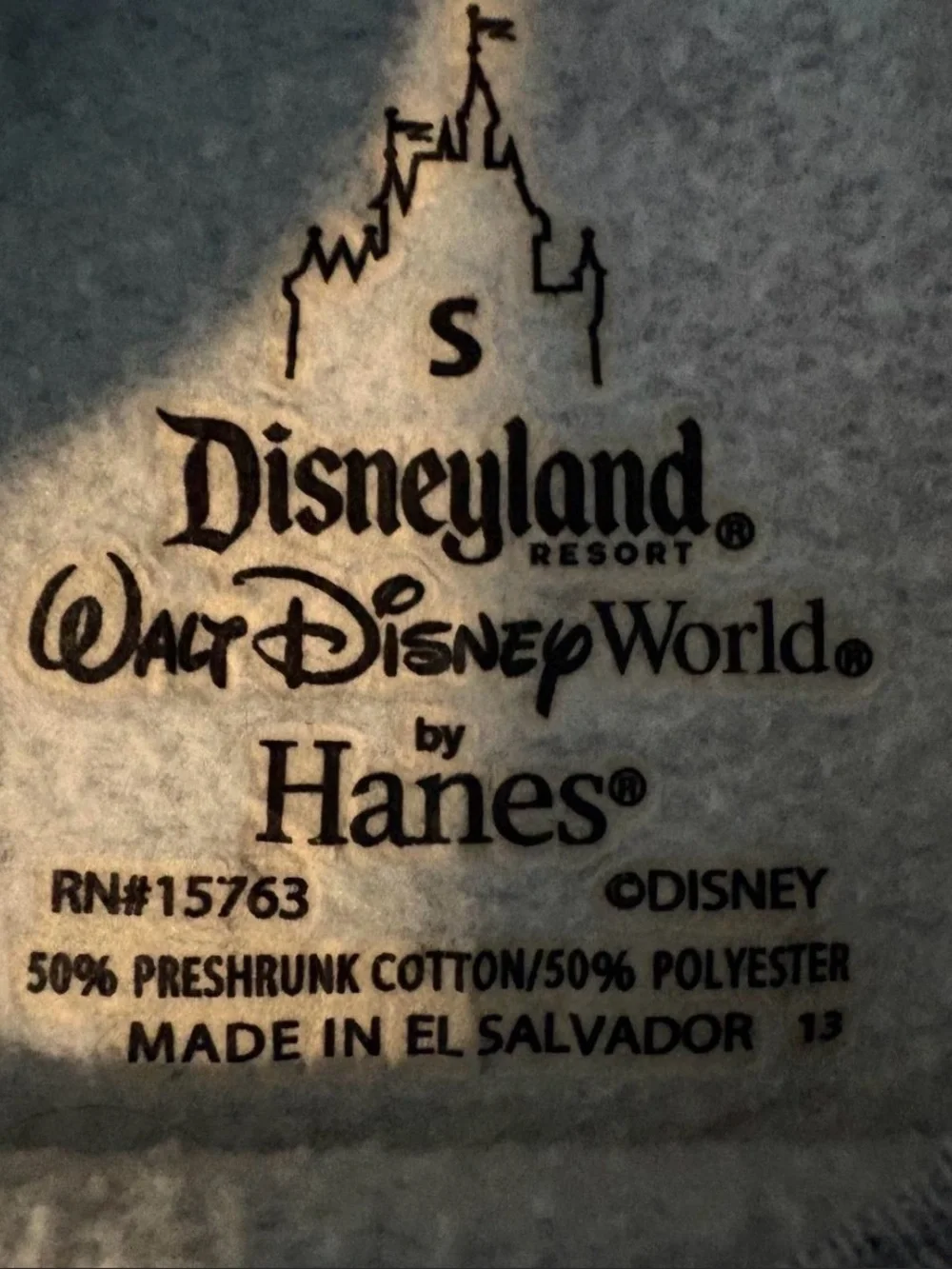Hanes Grey Crewneck Sweatshirt with Mickey Graphic